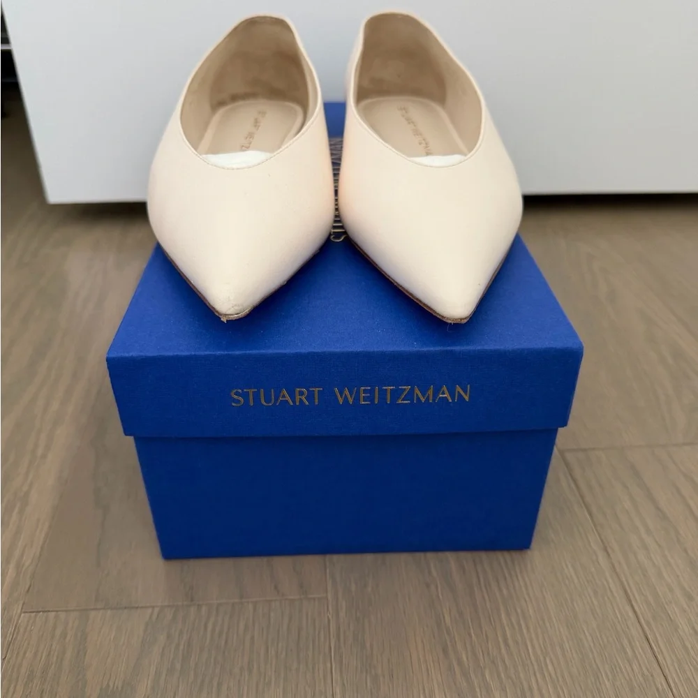 Stuart Weitzman Pointed Ballet Flats - Picture 3 of 3